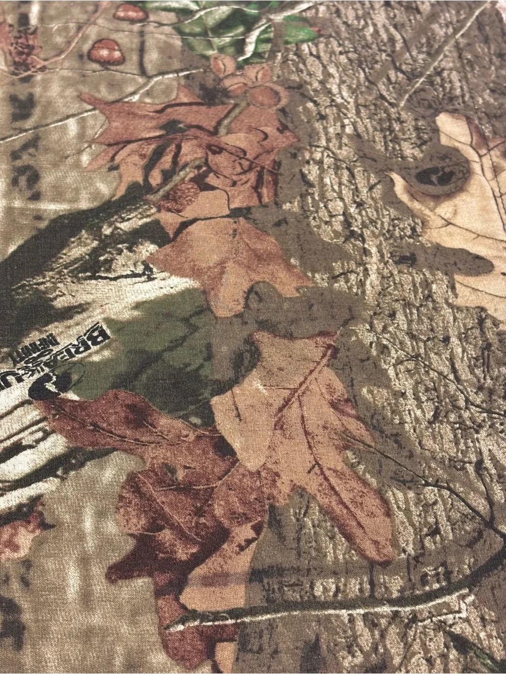 Mossy Oak Break Up Infinity Camo Pillow Case Standard Trees Leaves Brown Green